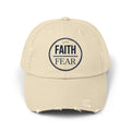 Faith Over Fear Cap | Distressed Baseball Hat