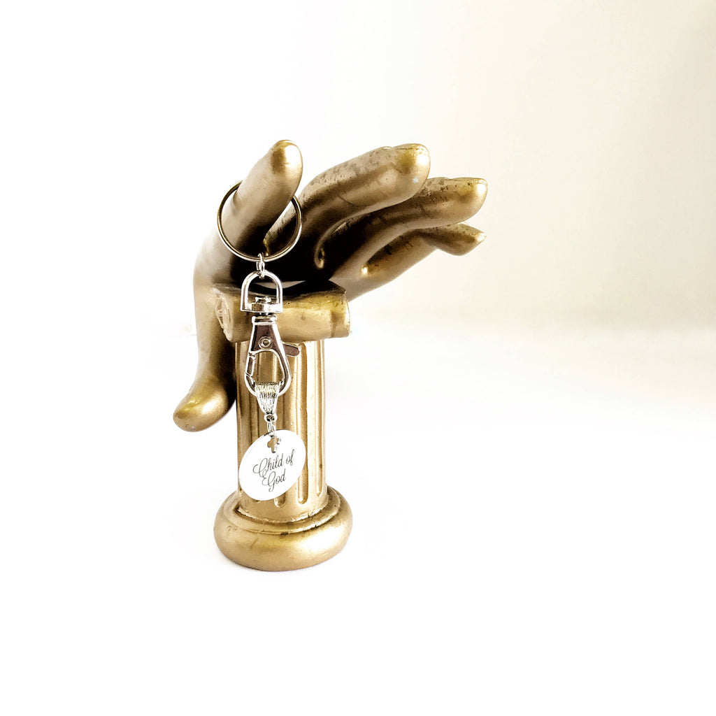 Christian Gifts, Christian Keychain, Baptism Gift, Child of God Keychain Gift For Him, New Car Gift For Her, New Home Gift for Them, Key Fob