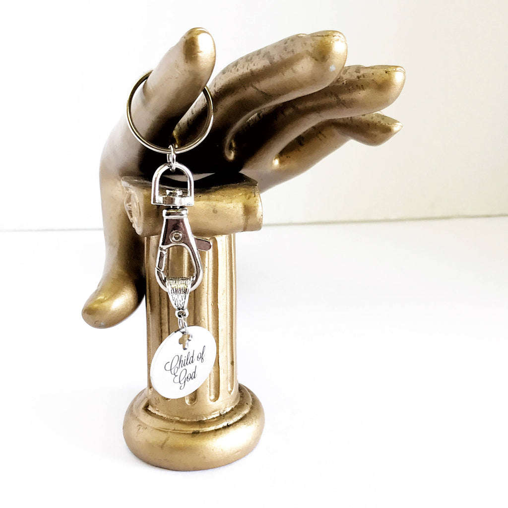 Christian Gifts, Christian Keychain, Baptism Gift, Child of God Keychain Gift For Him, New Car Gift For Her, New Home Gift for Them, Key Fob
